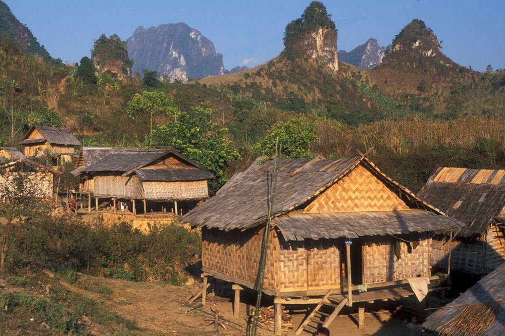 Small village Kasi in Laos