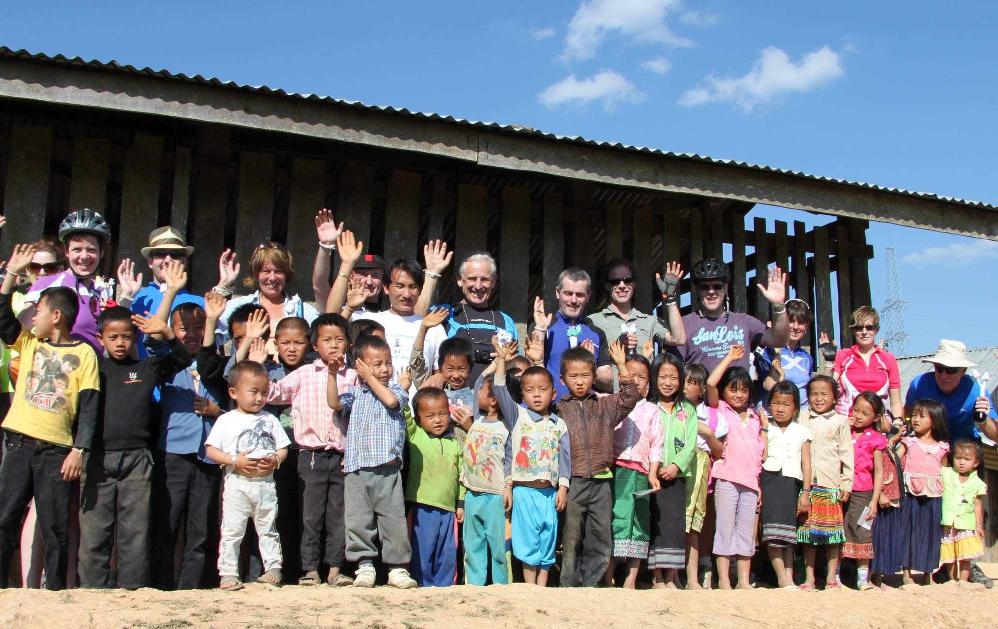 Hmong village school Laos 