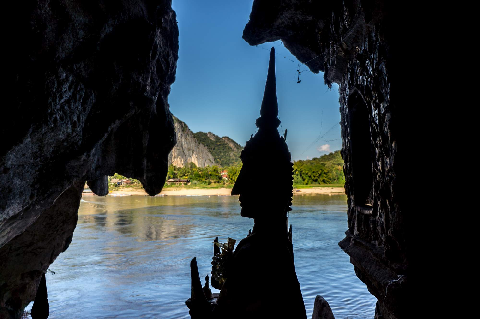 holy caves at Pak Ou Laos