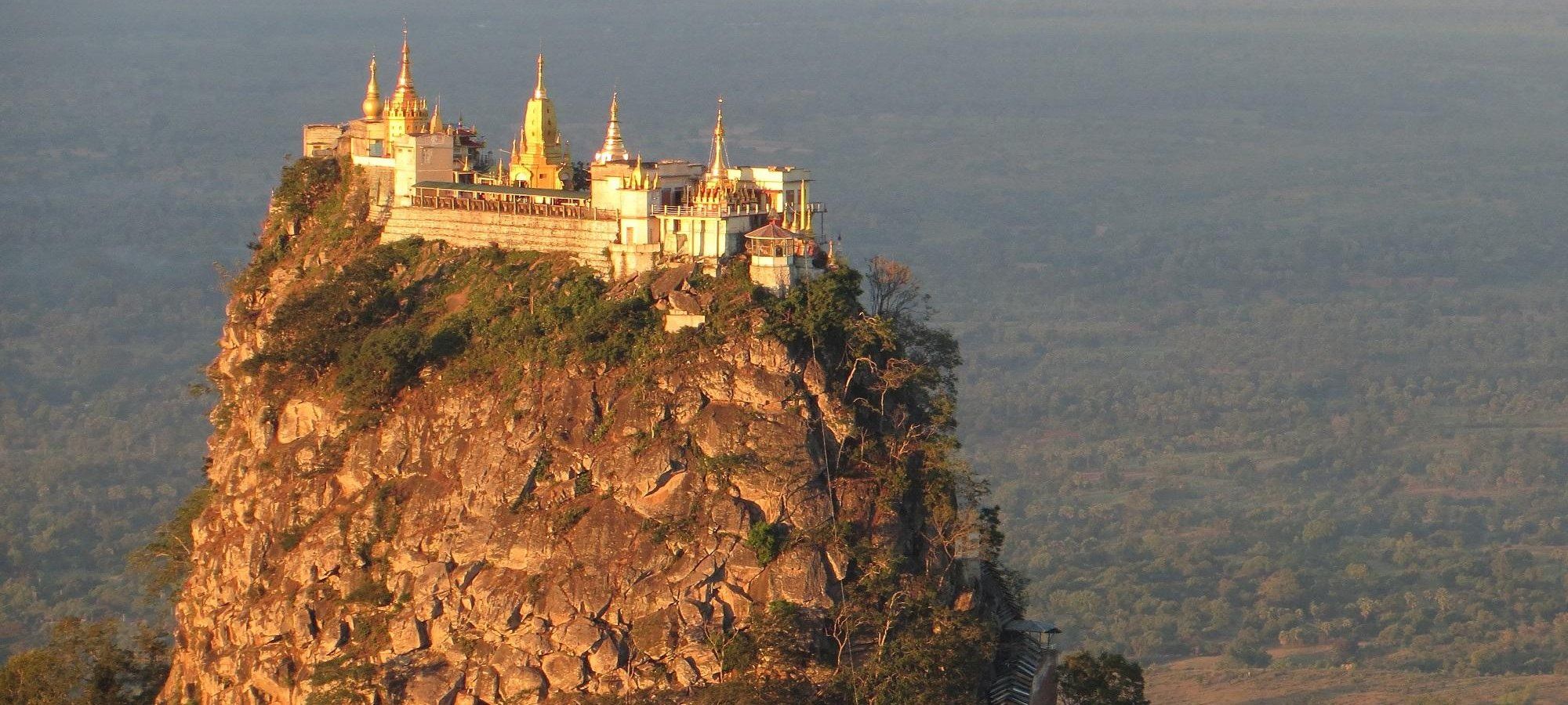 Taungkalat monastery on top of Mount Popa 