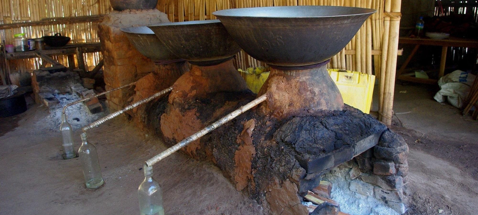 Palm Wine Distillation in Myanmar