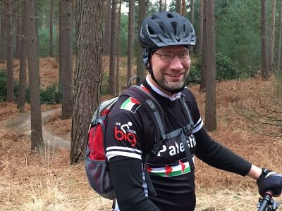 Kolja Stille Cycling on the  tour with redspokes