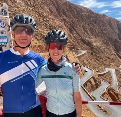 Hamish Aitken Cycling on the tour with redspokes Hamish Aitken Cycling on the tour with redspokes