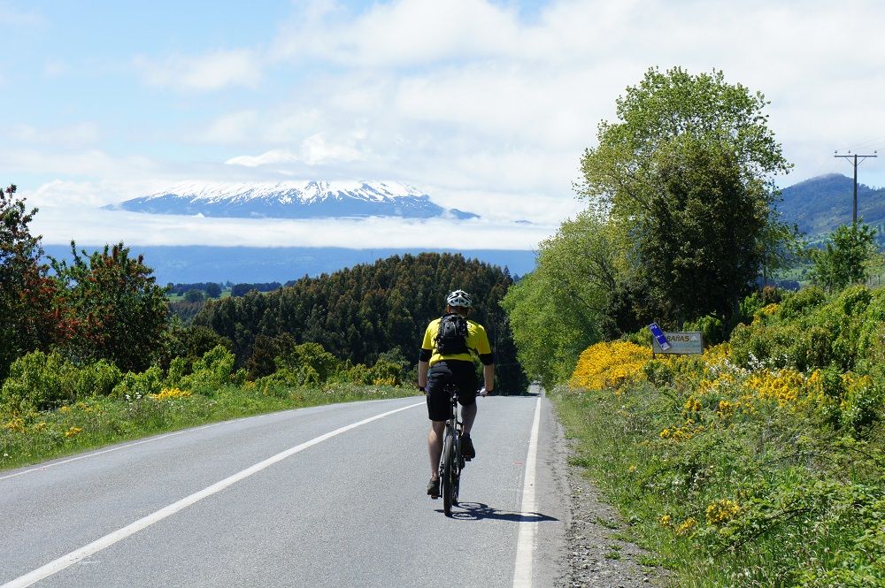 Cycle e-bike tours on the Chile & Argentina cycling tour