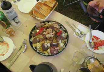 Camping meal